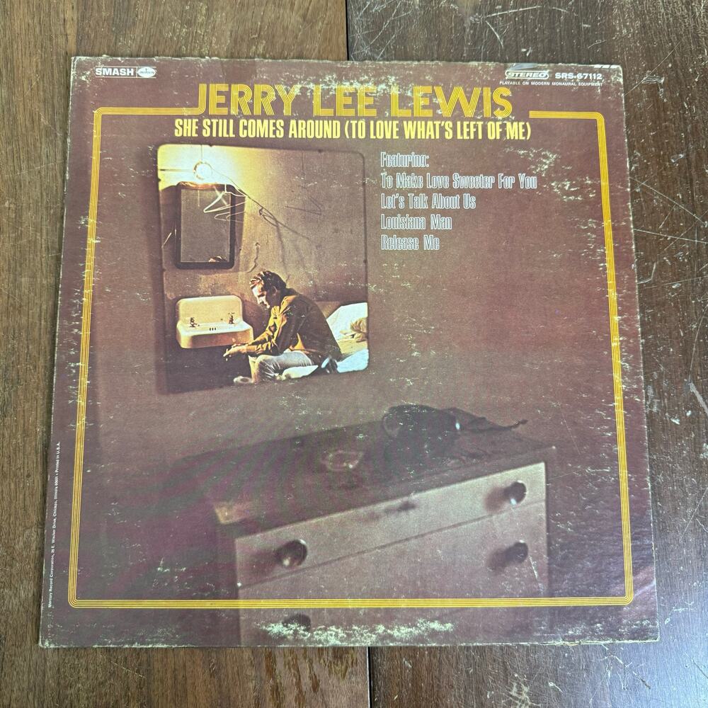 Jerry Lee Lewis She Still Comes Around LP Vinyl‎ Record Smash Records